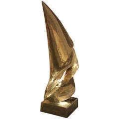 Leonardo Nierman Polished Bronze in the manner of Arp