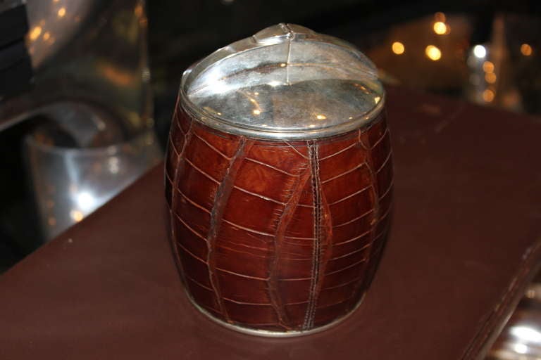 Rare Hermes Crocodile Barrel
