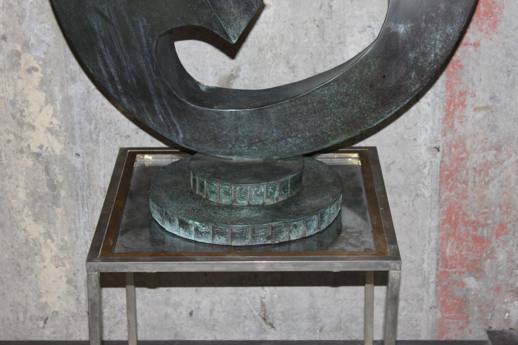 American Beautiful Bronze Sculpture by Homer Gunn