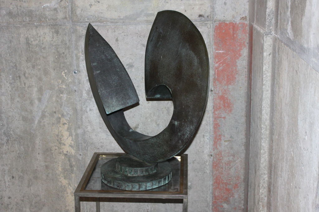 Mid-20th Century Beautiful Bronze Sculpture by Homer Gunn