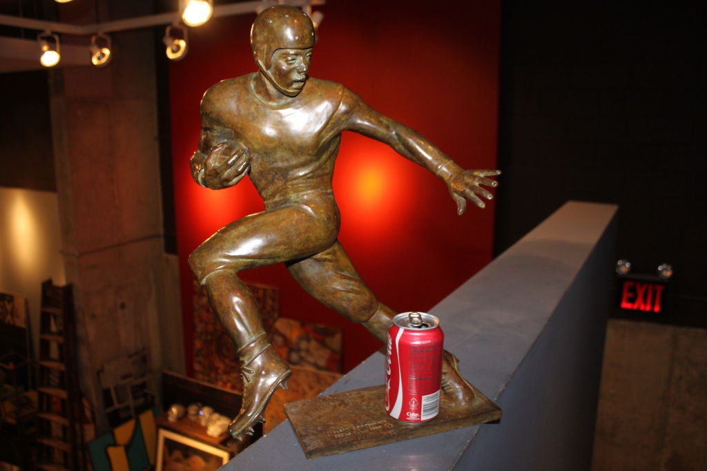 Clem Spampinato Football Player Bronze 2