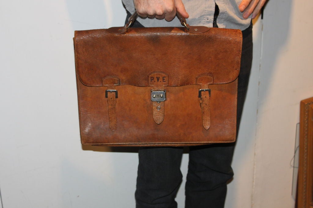 Beautifully Worn Hermes Attache 2