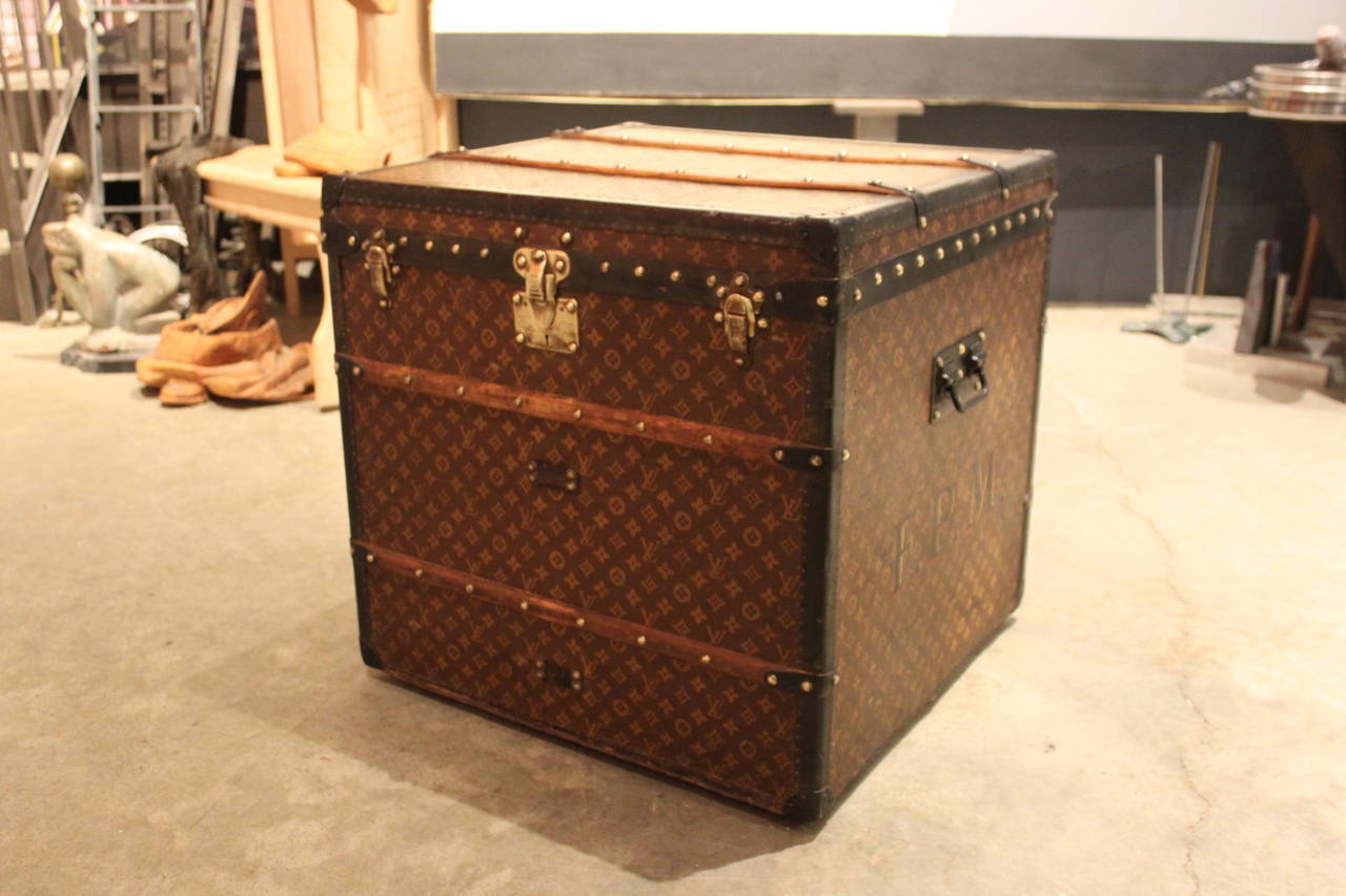 Rare Louis Vuitton Cube Trunk In Good Condition In New York, NY