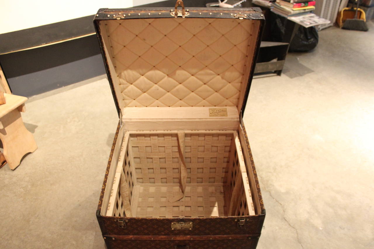 Early 20th Century Rare Louis Vuitton Cube Trunk