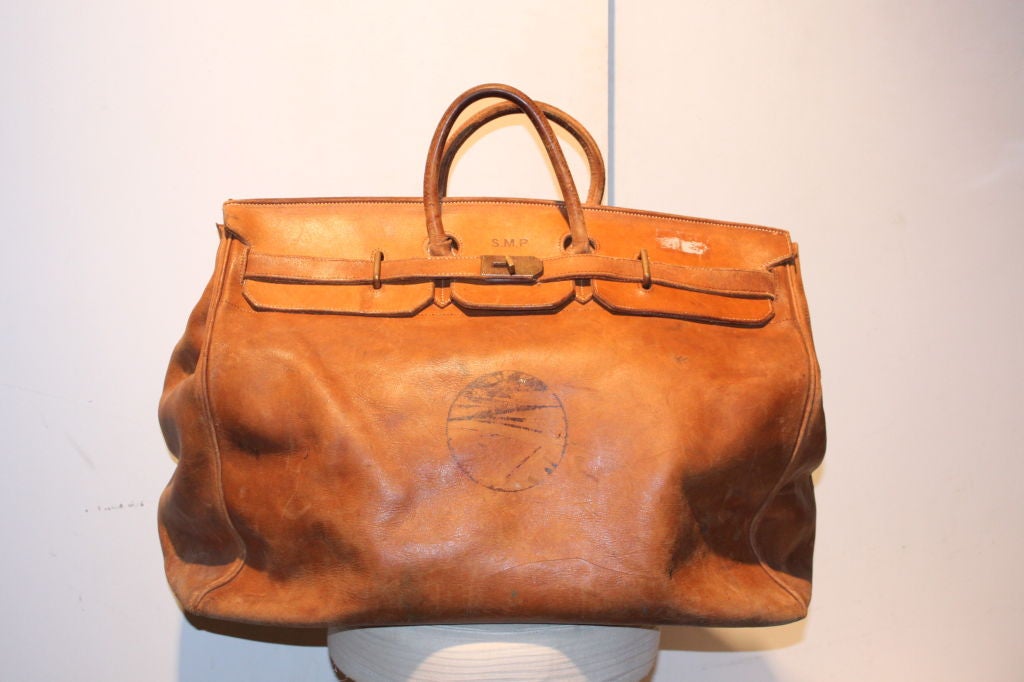 Incredible Hermes HAC from the 1950's. This bag is a dream.