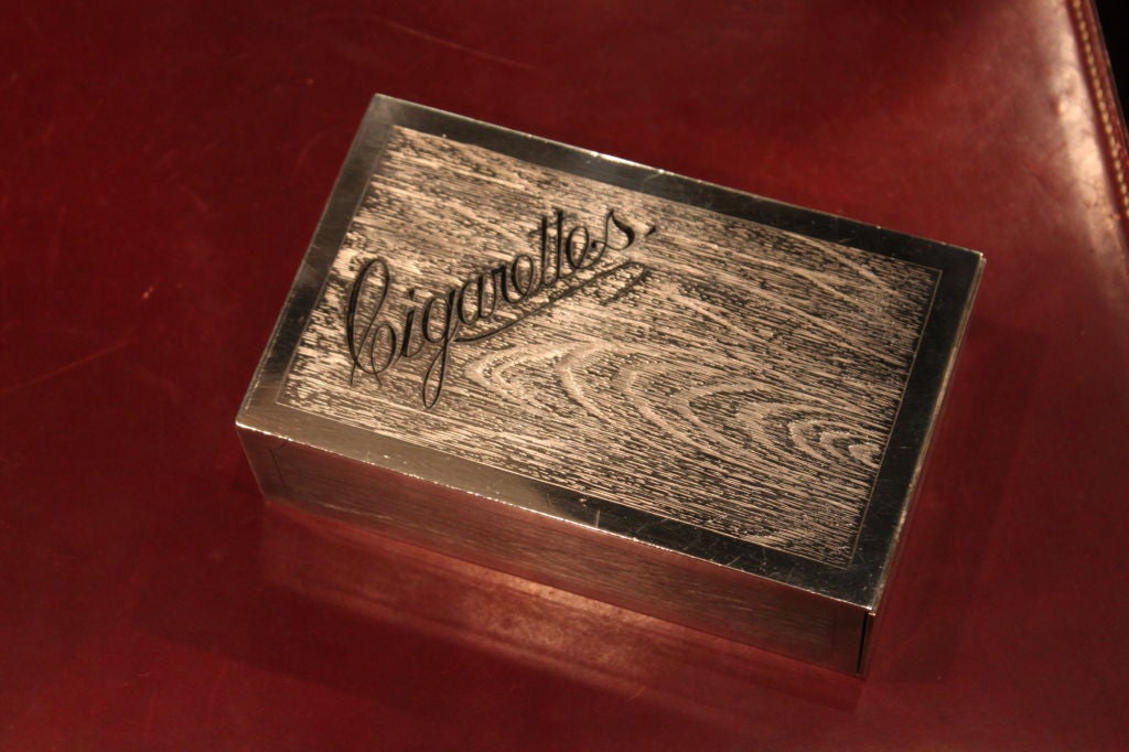 Russian Tromp-l'oeil Cigarette Box