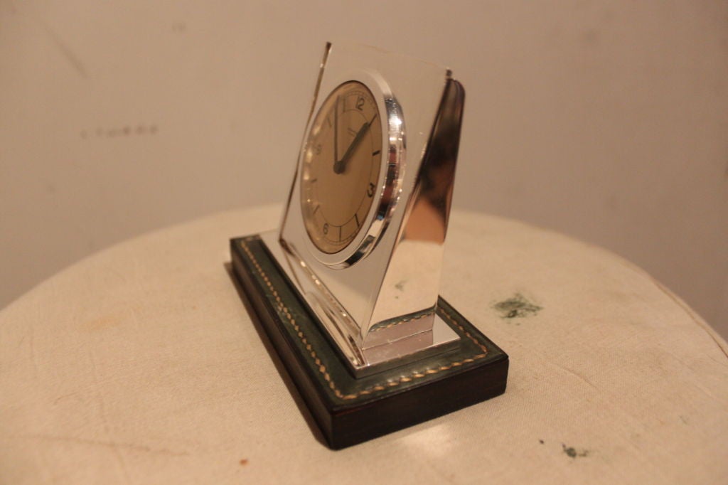 Hermes Desk Clock by Dupre-Lafon 1