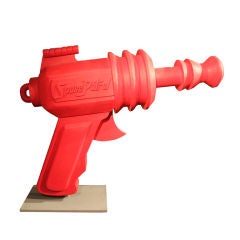 Giant "Space Patrol" Hand Carved Ray Gun