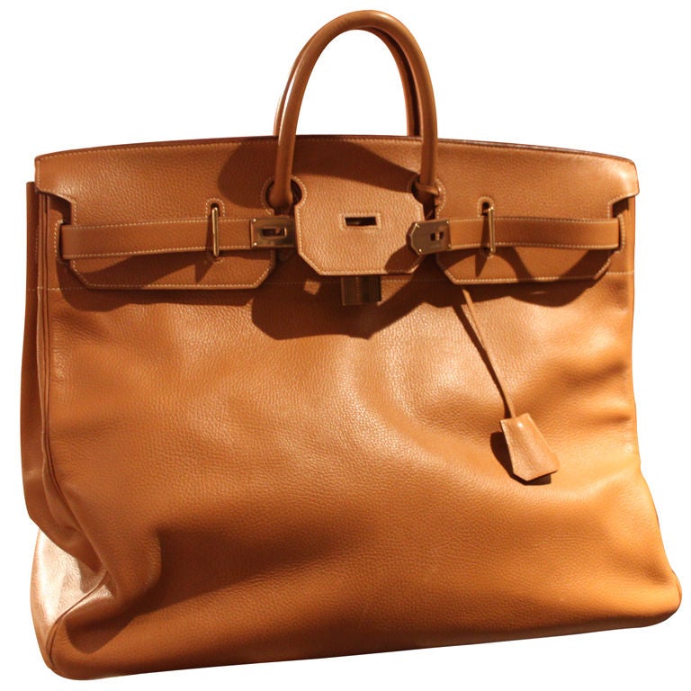Giant, Beautifull Worn, Hermes Travel Bag, 1stdibs.com