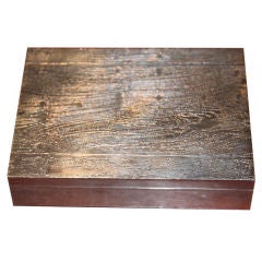 Rare Hermes wood grain Box