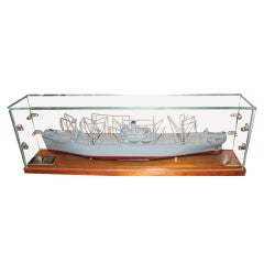 WWII Battleship scale model by Van Ryper