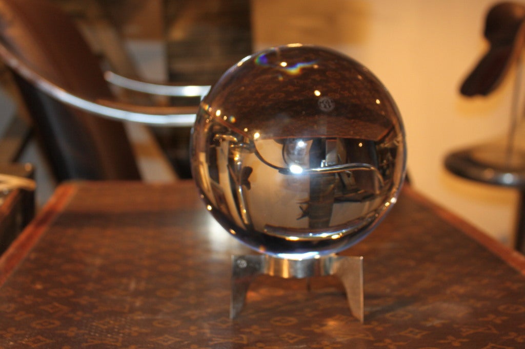 Rare Large Baccarat Crystal ball