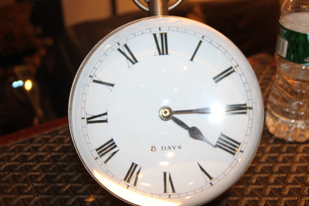 20th Century Huge 1920's Doxa  Ball clock For Sale