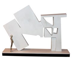 Ernest Trova walking man Sculpture