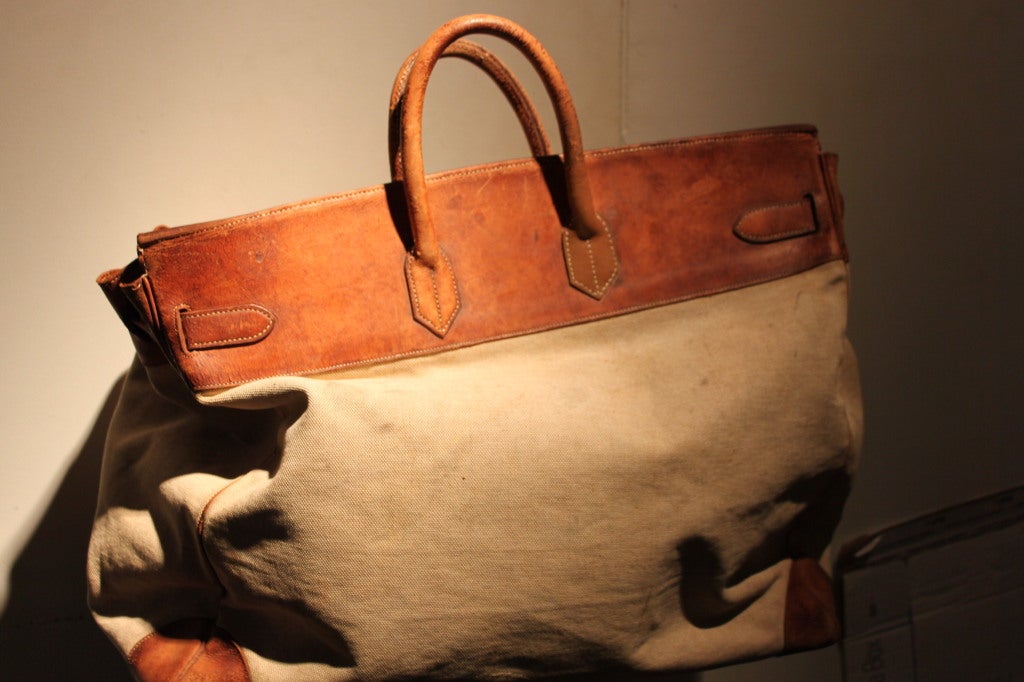 French Hermes 50cm HAC travel bag
