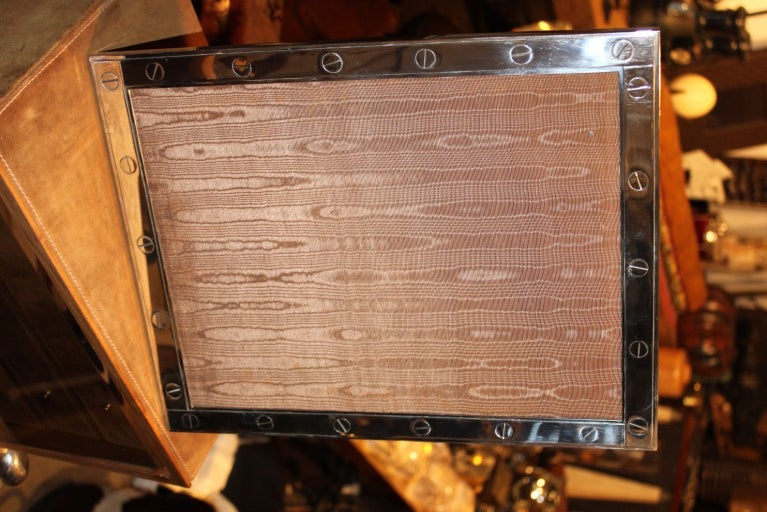 Rare Cartier sterling screw head picture frame