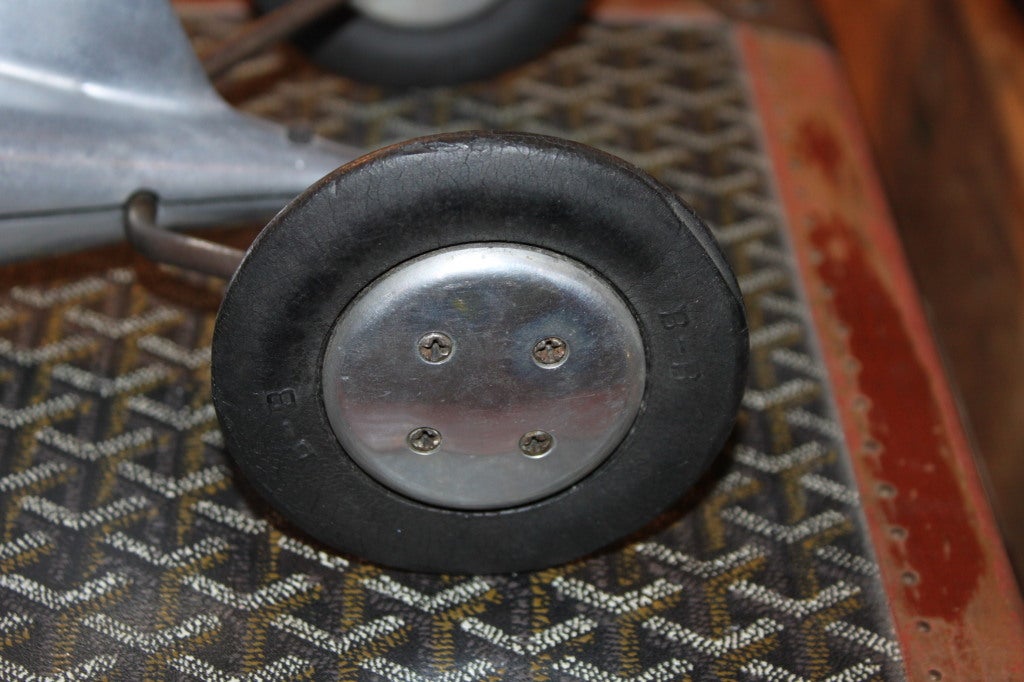 Mid-20th Century Rare Teardrop shape Gas powered tether Car