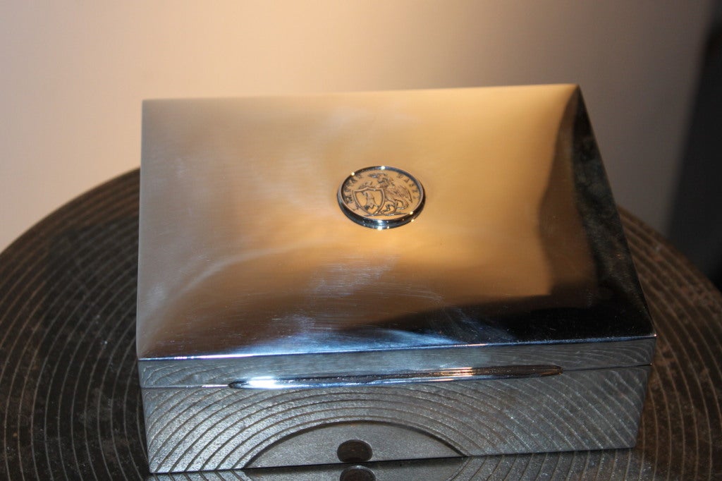 Rare Cartier Sterling Coin Box