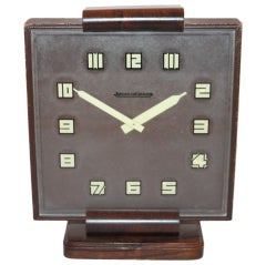 Vintage Lovely Jaeger-LeCoultre Deco Table Top Clock