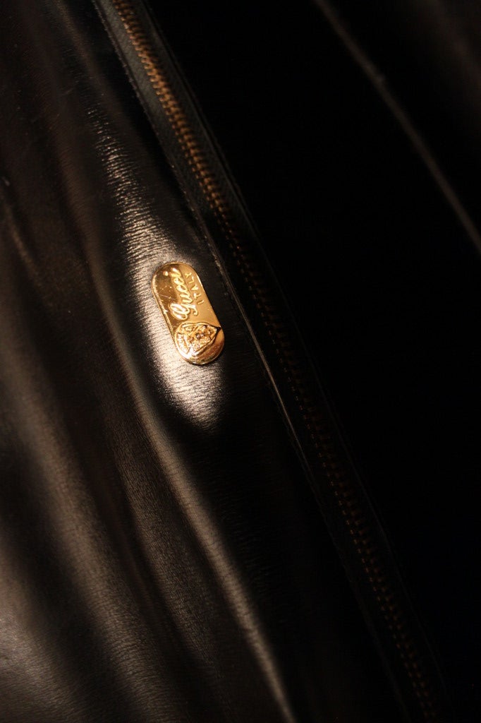 Awesome Gucci Ostrich Attaché with original key 1