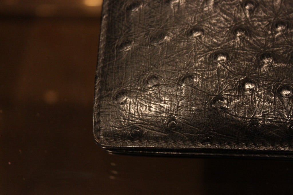 Awesome Gucci Ostrich Attaché with original key 3