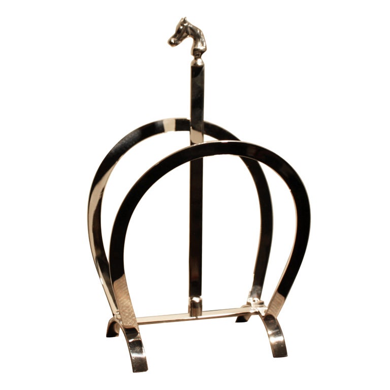 Equestrian  Hermes Magazine Rack