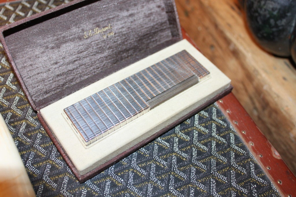 Français Rare briquet de table Hermès par Dupont en vente