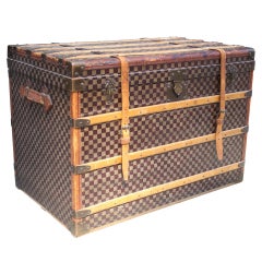 Vintage Amazing Damier 1930's Trunk