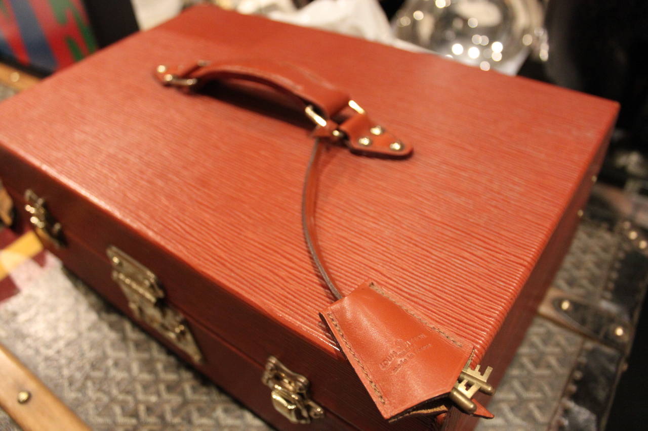 Mid-20th Century Rare Louis Vuitton Epi Leather Humidor