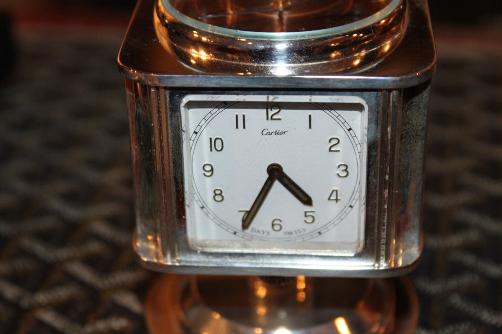 Rare Cartier Clock Barometer Weather Station 1