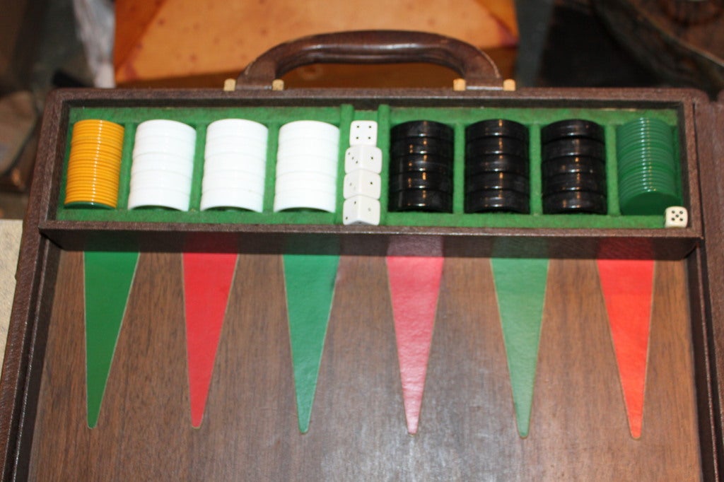 Vintage Gucci Backgammon In Good Condition In New York, NY