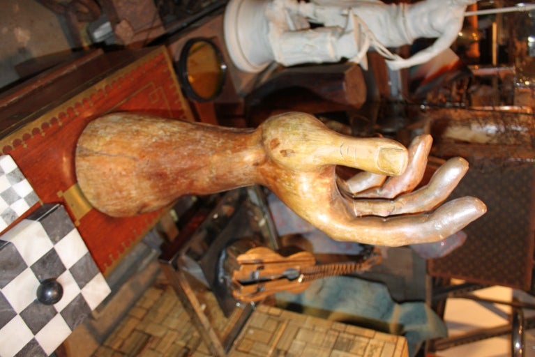 American Giant Carved Wooden Hand