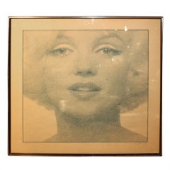 Marilyn Monroe Lithograph by Bert Stern