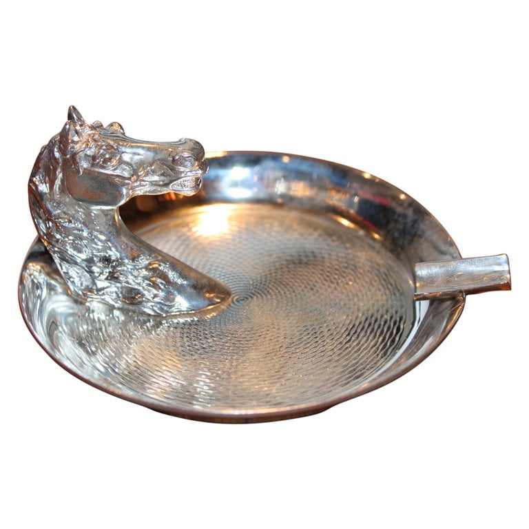Hermes Equestrian Ashtray For Sale
