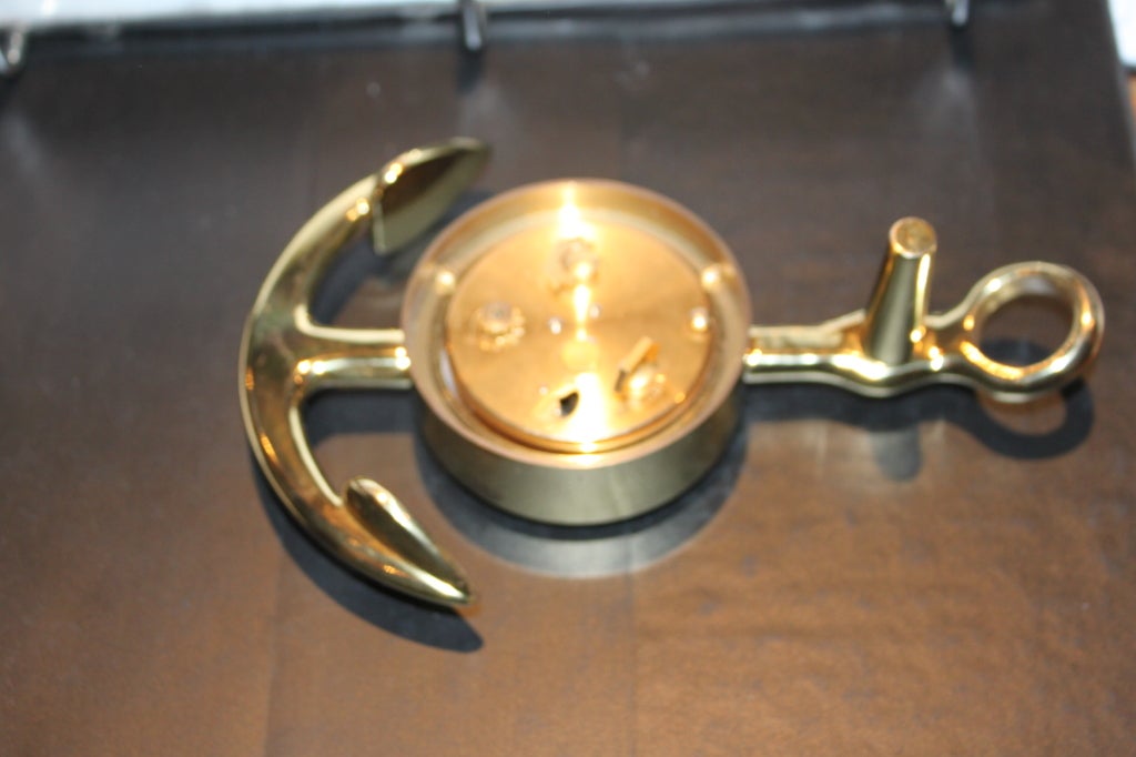 French Hermes Anchor Clock For Sale
