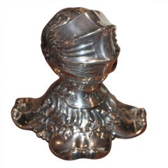 Rare and unusual Gorham sterling inkwell