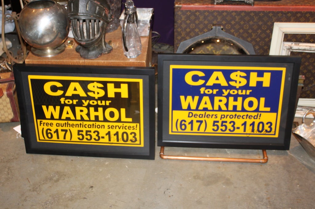 CA$H for your Warhol by Geoff Hargadon