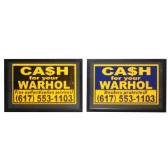 CA$H for your Warhol by Geoff Hargadon