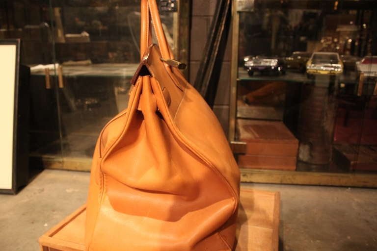 Leather Amazing Hermes 50 cm HAC Travel Bag