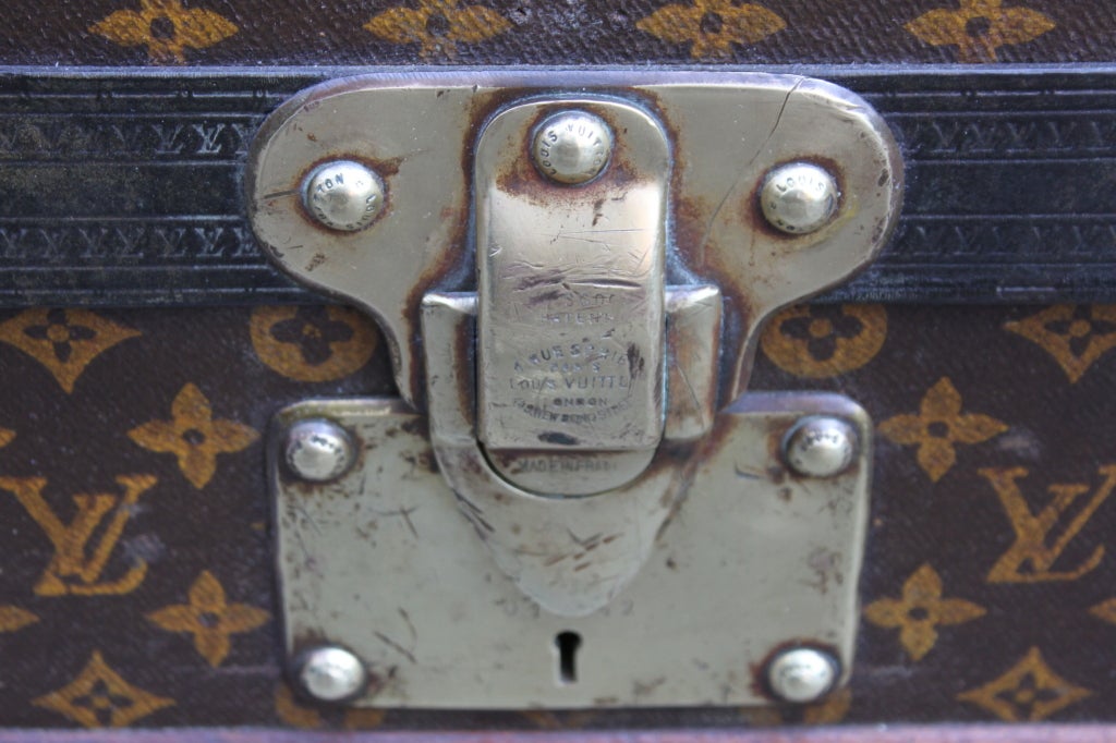 Mid-20th Century 1930's Louis Vuitton Steamer Trunk For Sale