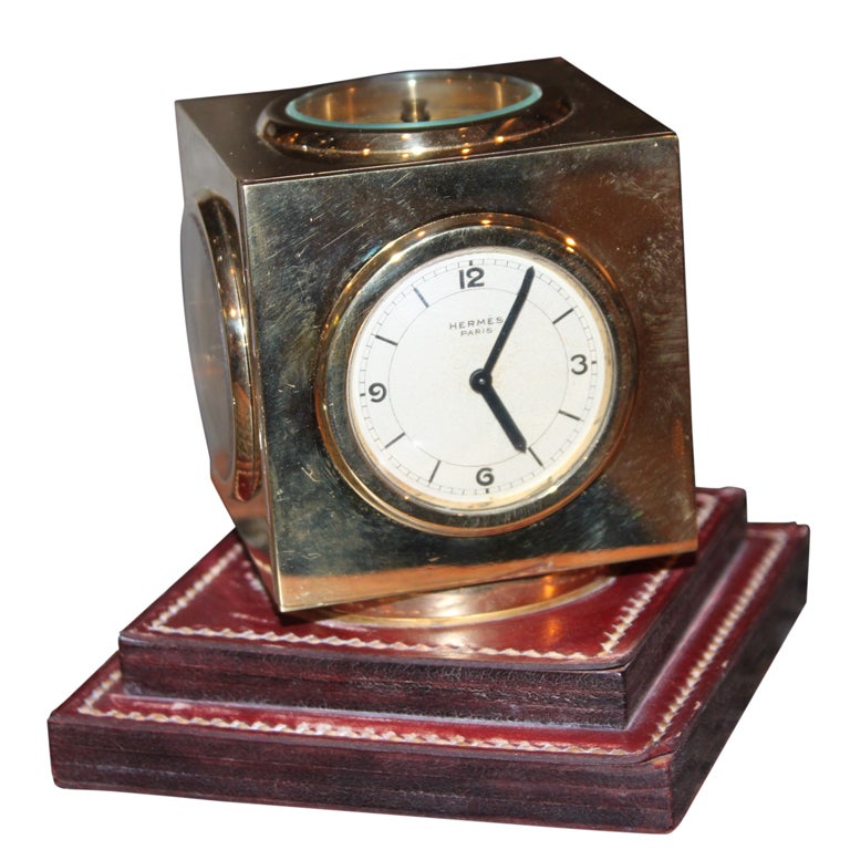 Super Rare Hermes - Dupre Lafon Cube Clock