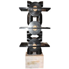 Used Magnificent Bronze and Glass Sculpture by Sahl Swartz