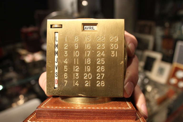 Mid-20th Century Rare Hermes -Dupre lafon weather station Clock