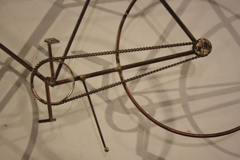 Curtis Jere Wall Hanging Bicycle Sculpture 2