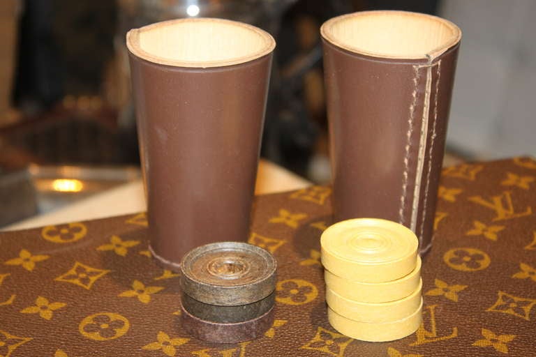 Rare  Louis Vuitton Backgammon Set In Excellent Condition In New York, NY