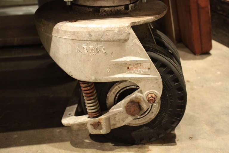 industrial wheels for coffee table