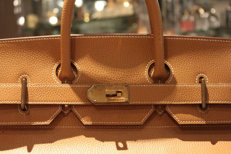 Leather Amazing Hermes 50cm HAC Travel Bag