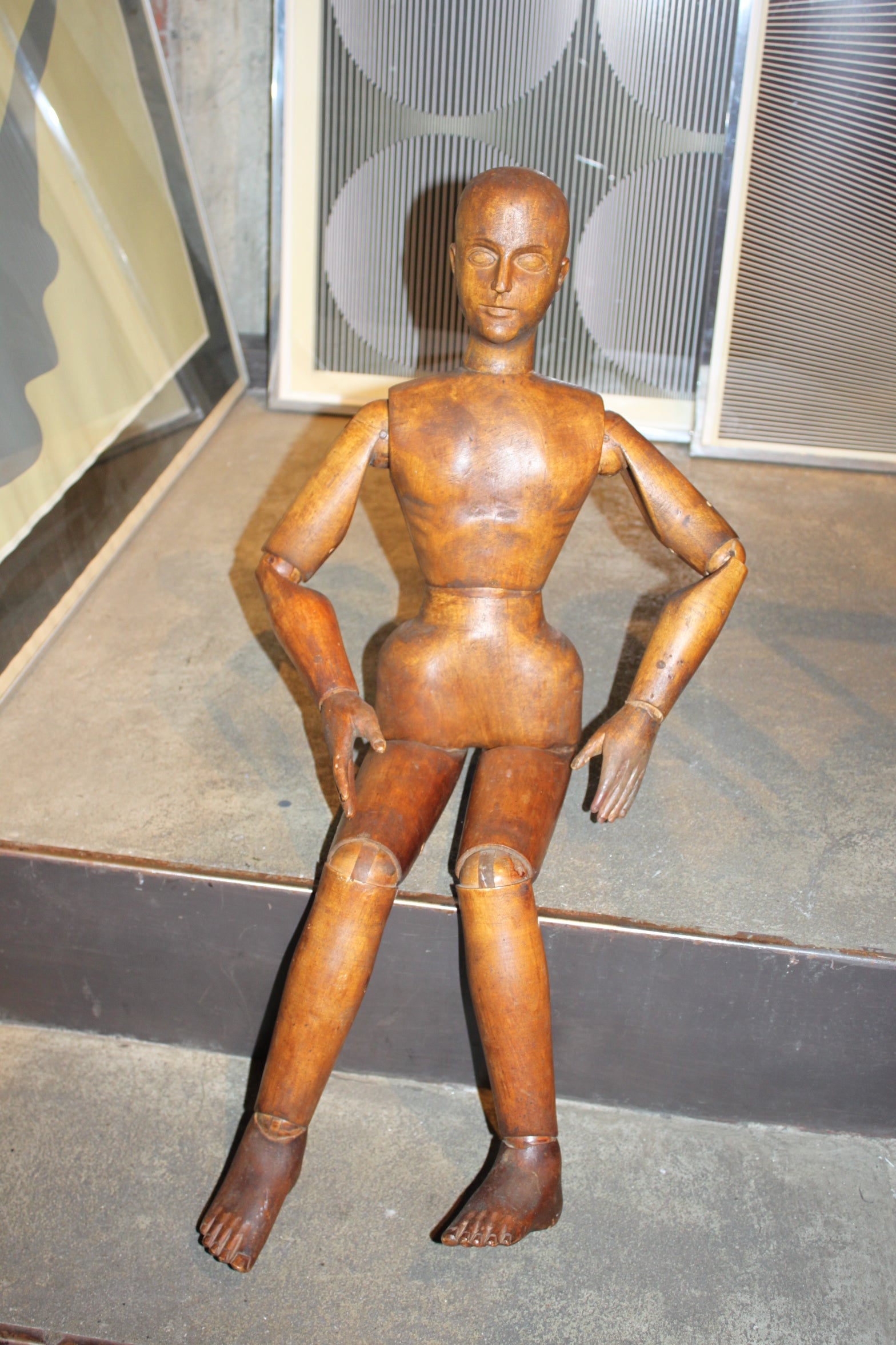 Huge 19th Century French Artist Figure For Sale