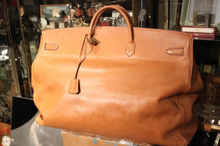 Leather  Hermes 60cm Travel Bag