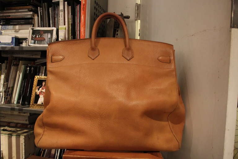 Late 20th Century Hermes 50cm HAC Travel Bag For Sale
